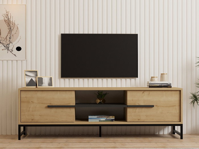 Hanah Home Soporte para TV Mono - Sapphire Oak Hanah Home Soporte para TV Mono - Sapphire Oak